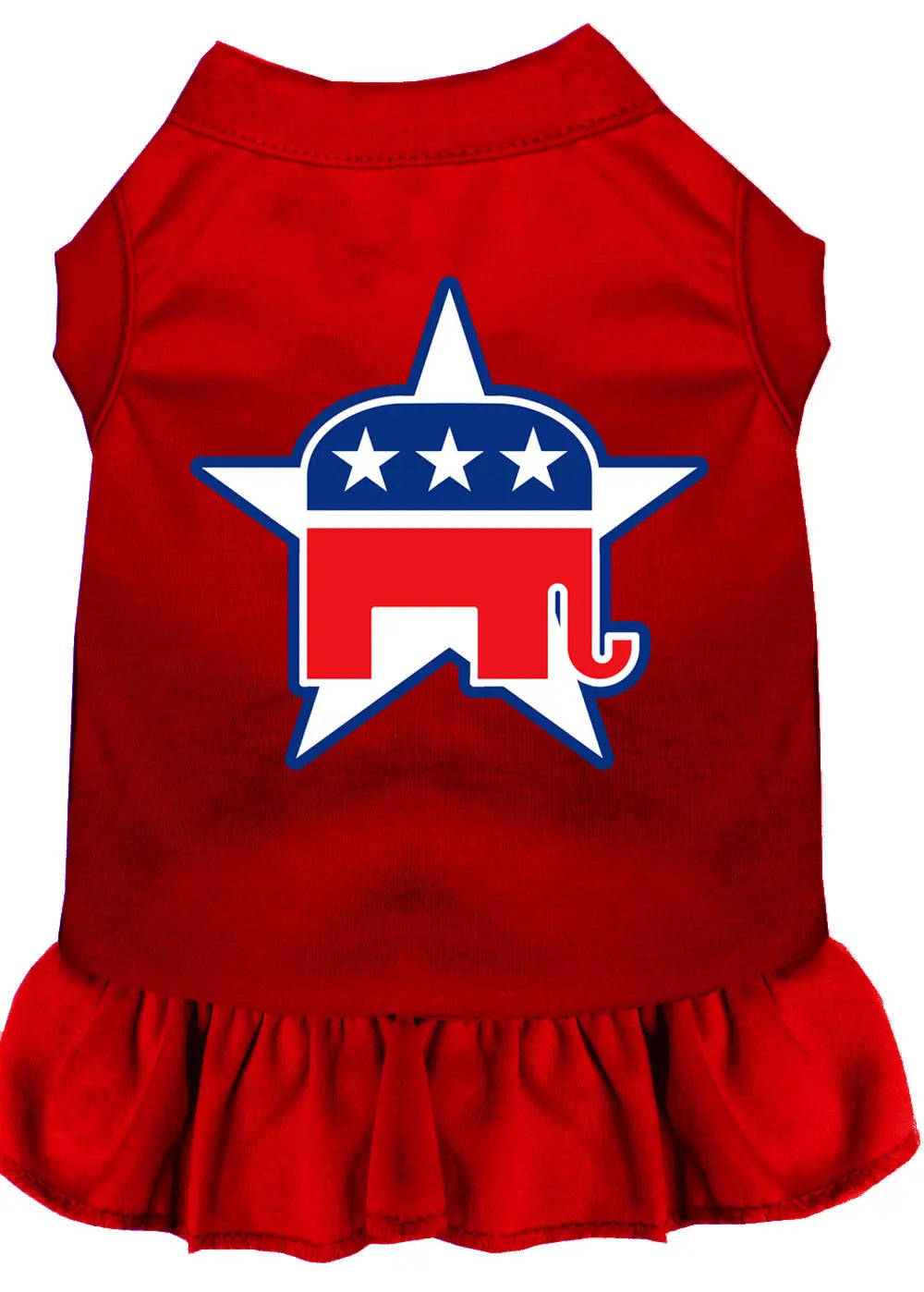 Republican Screen Print Dress Red Xxl Default Title