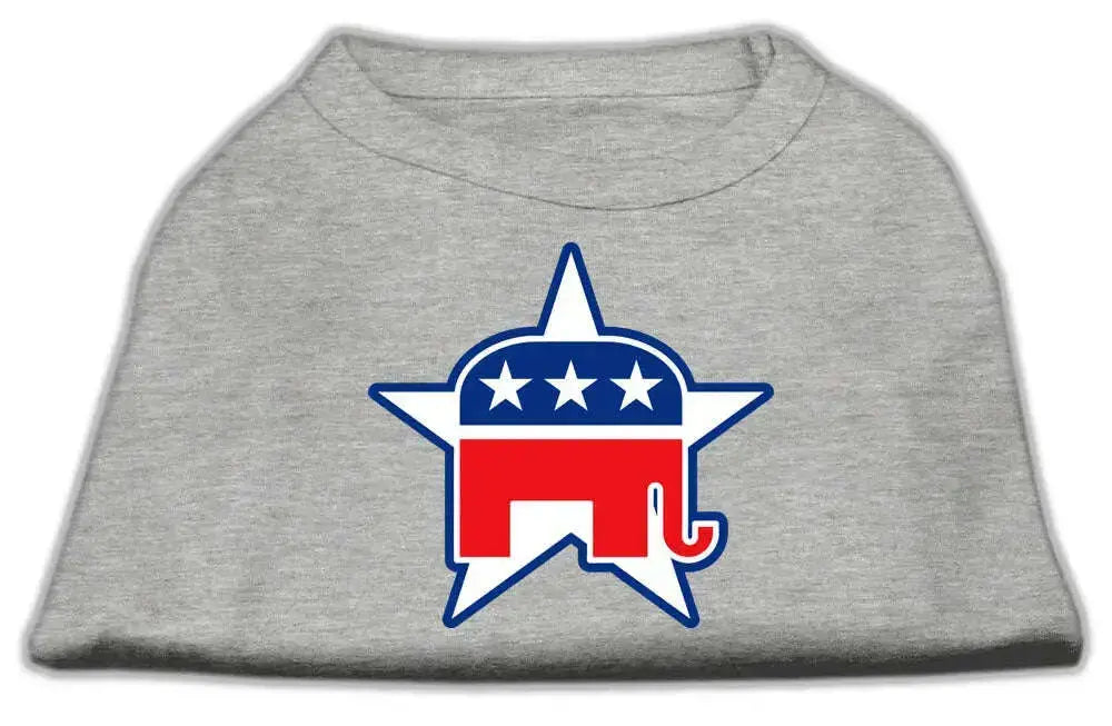 Republican-Screen-Print-Shirts-Grey-L-GreatEagleInc-319009981