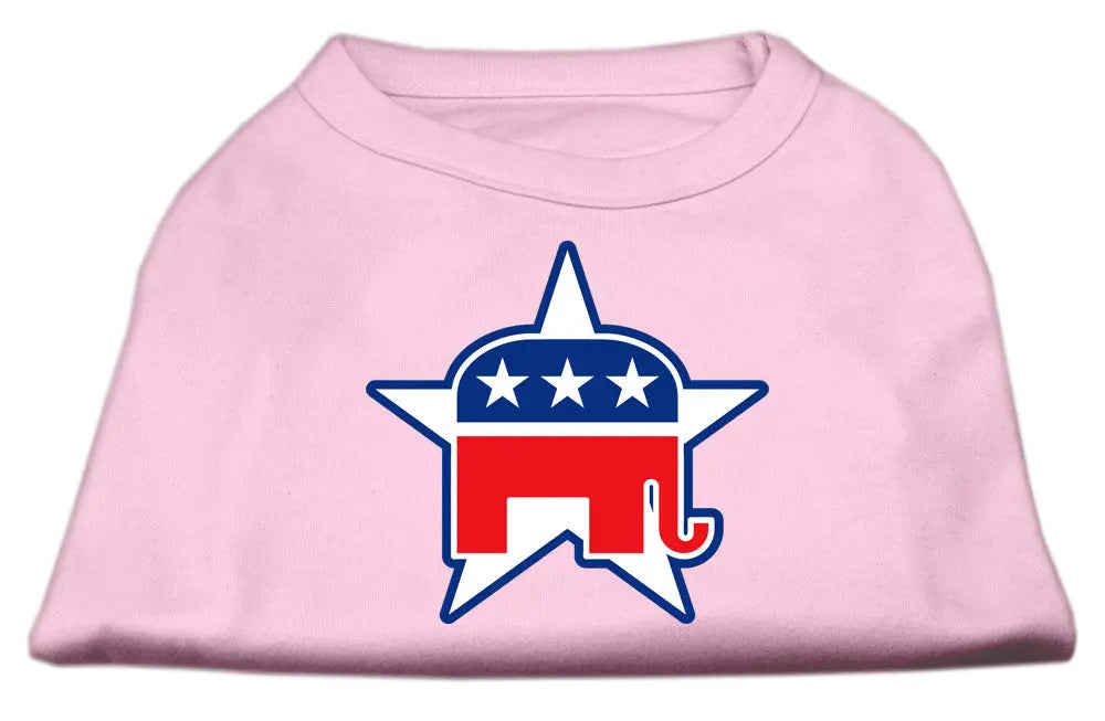 Republican Screen Print Shirts Light Pink Xxl Default Title