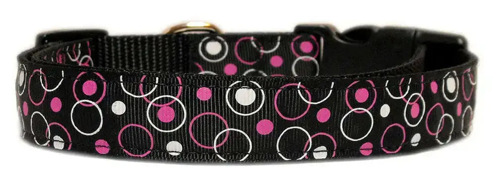 Retro-Nylon-Ribbon-Collar-Black-Xs-GreatEagleInc-333778368