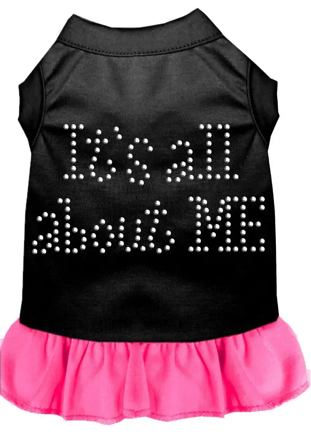 Rhinestone-All-About-Me-Dress-Black-With-Bright-Pink-Sm-GreatEagleInc-333599028