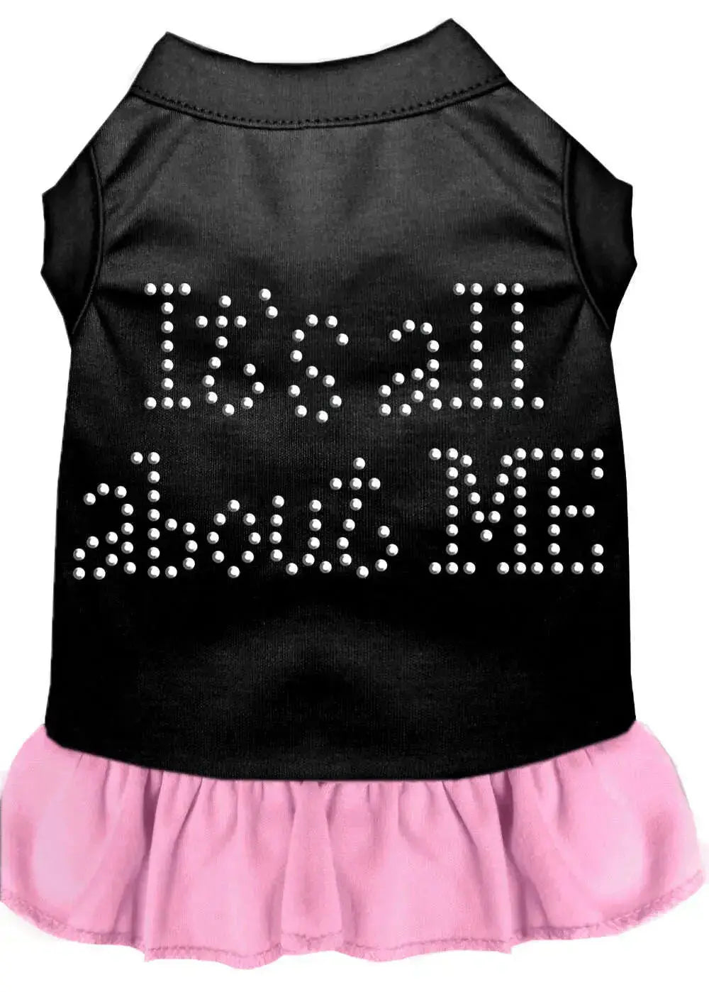 Rhinestone-All-About-Me-Dress-Black-With-Light-Pink-Lg-GreatEagleInc-333601175