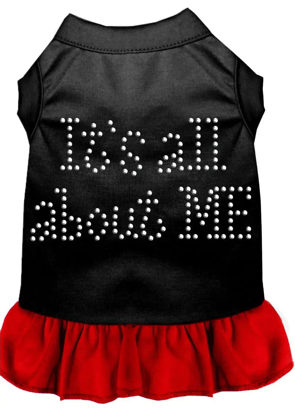Rhinestone-All-About-Me-Dress-Black-With-Red-Med-GreatEagleInc-333600040
