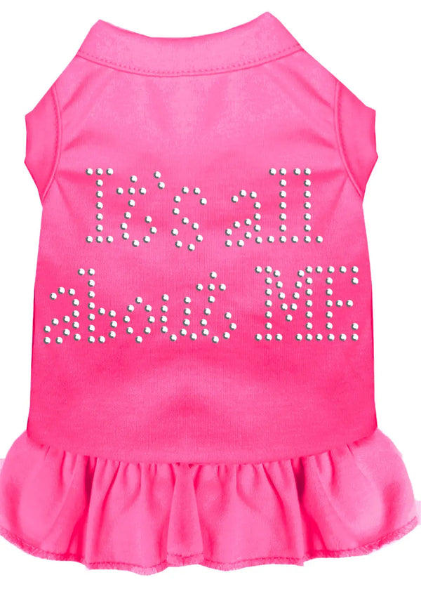 Rhinestone All About Me Dress Bright Pink 4x Default Title