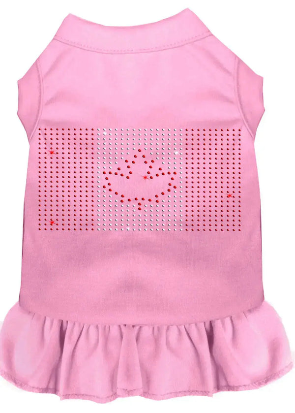 Rhinestone-Canadian-Flag-Dress-Light-Pink-Lg-GreatEagleInc-333590261