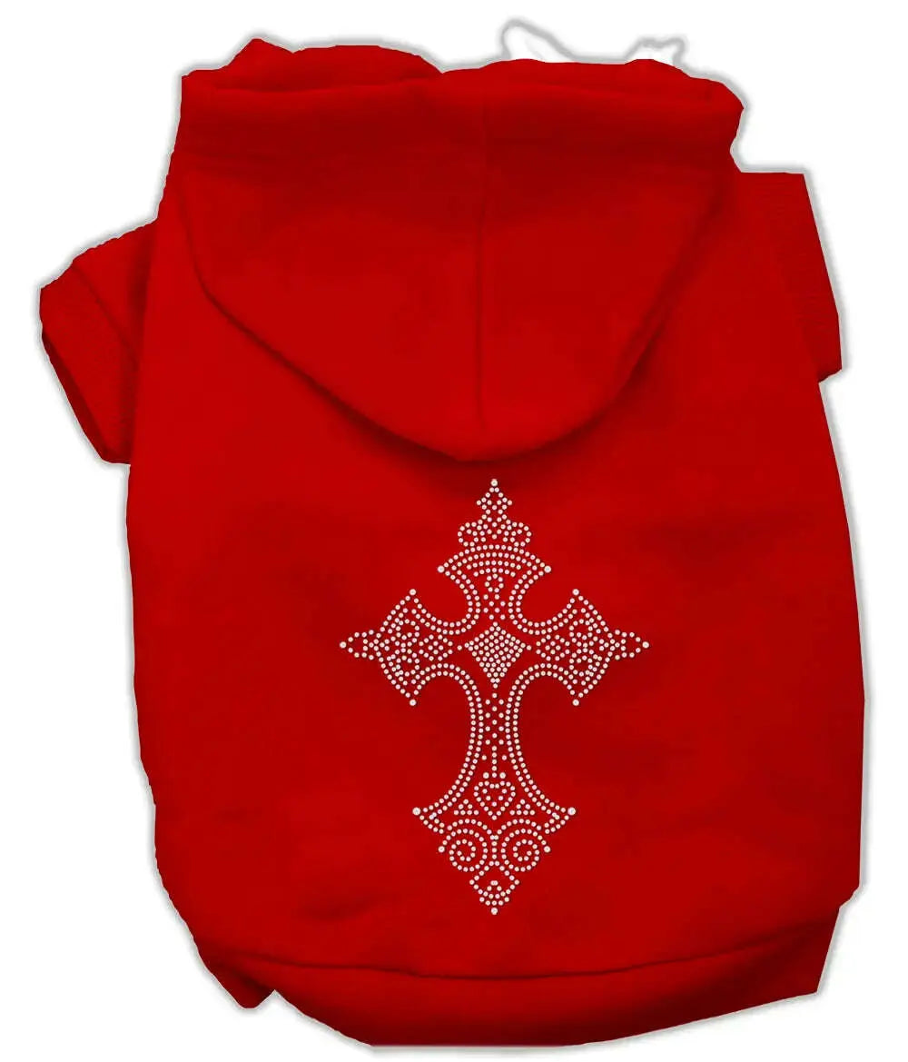 Rhinestone-Cross-Hoodies-Red-Xl-GreatEagleInc-318694168
