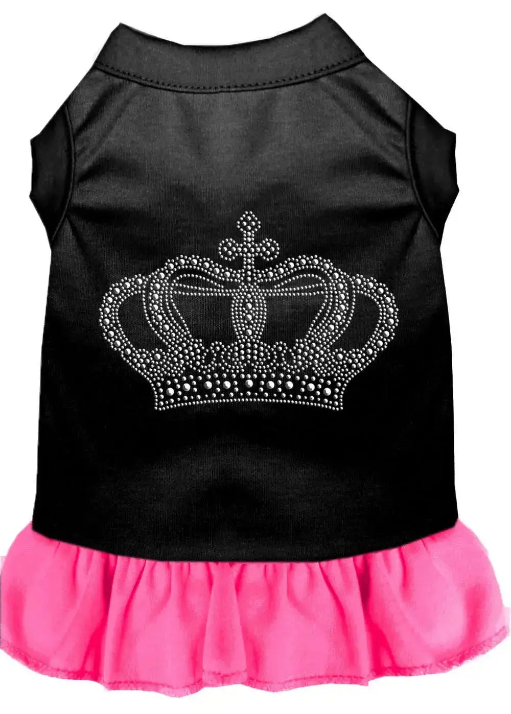 Rhinestone-Crown-Dress-Black-With-Bright-Pink-Xxl-GreatEagleInc-333587414
