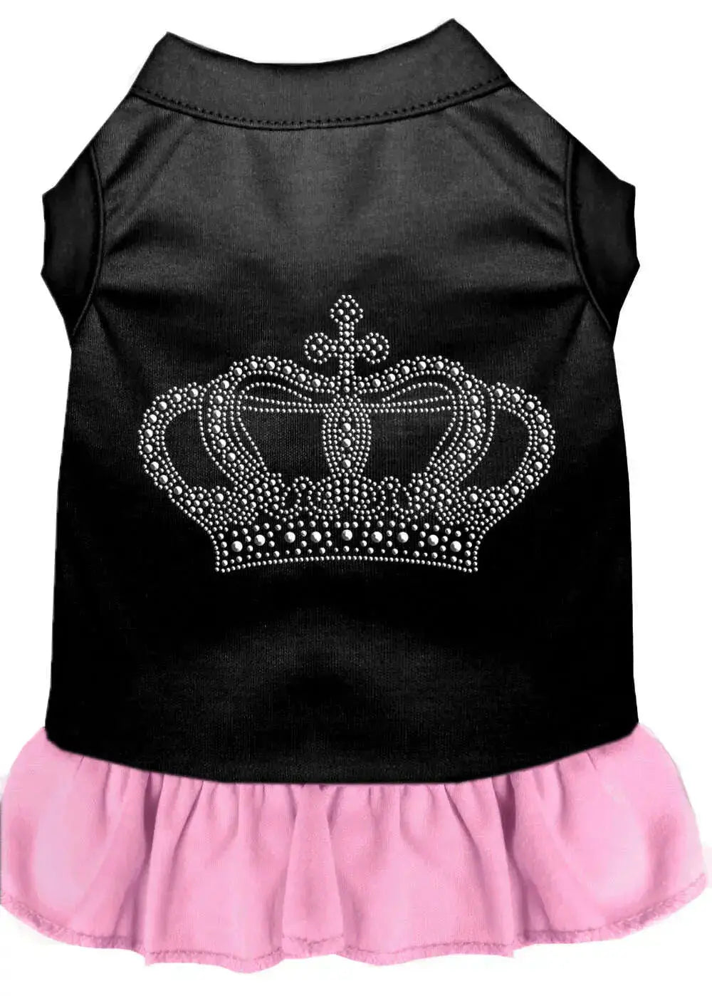 Rhinestone-Crown-Dress-Black-With-Light-Pink-Med-GreatEagleInc-318736449