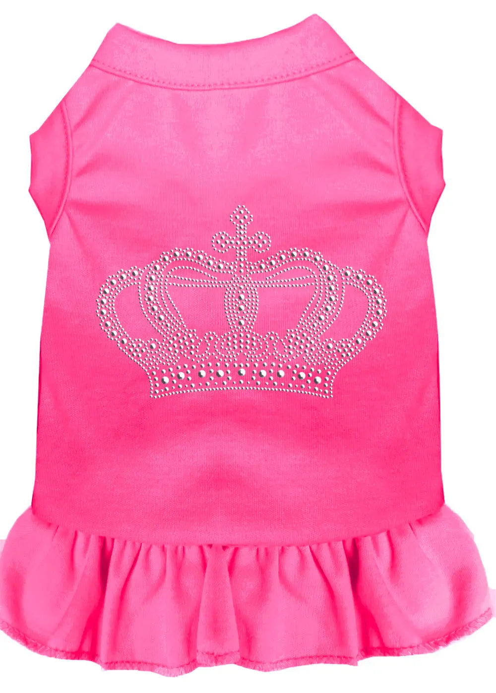 Rhinestone Crown Dress Bright Pink Sm Default Title