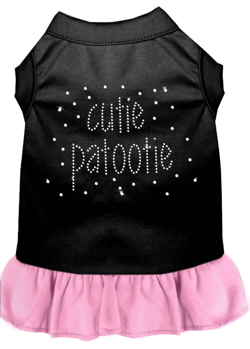 Rhinestone-Cutie-Patootie-Dress-Black-With-Light-Pink-Xs-GreatEagleInc-333582373