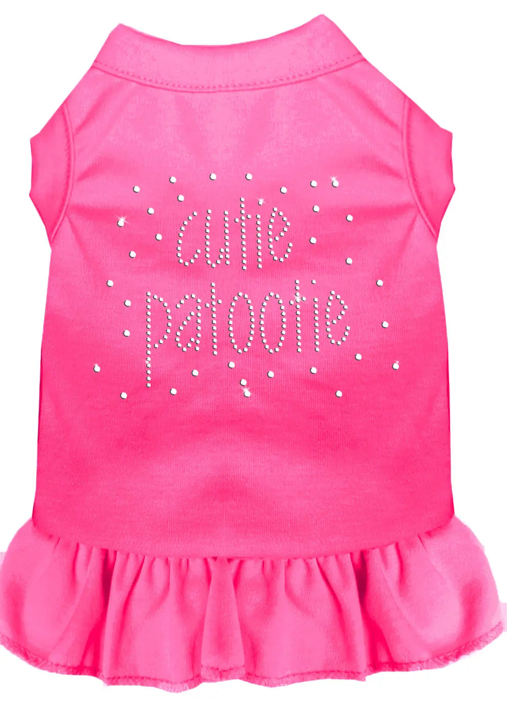 Rhinestone Cutie Patootie Dress Bright Pink Med Default Title