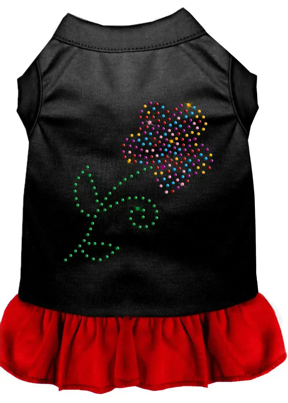 Rhinestone-Multi-Flower-Dress-Black-With-Red-Lg-GreatEagleInc-318737712