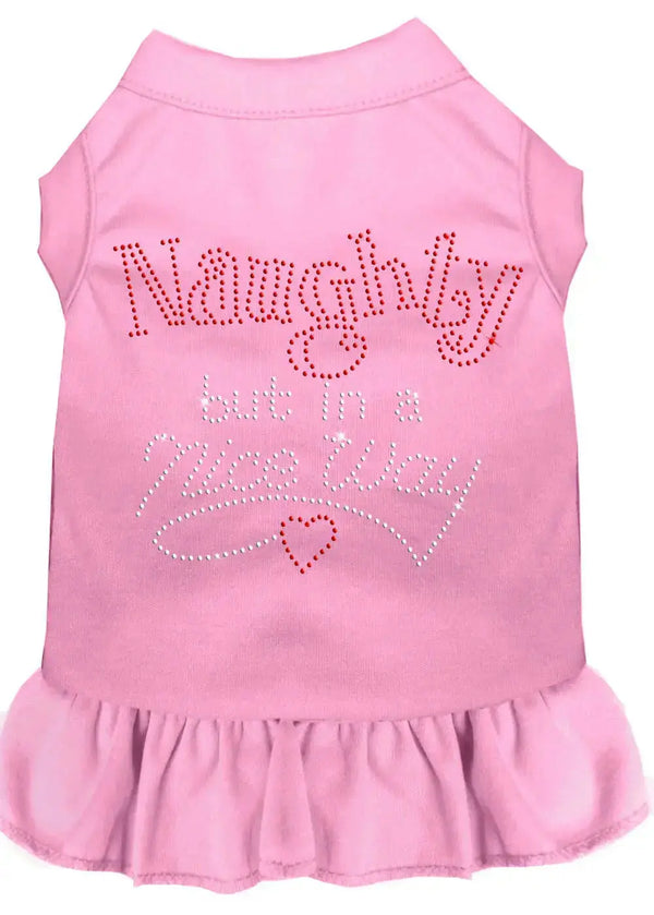Rhinestone-Naughty-But-In-A-Nice-Way-Dress-Light-Pink-Xl-GreatEagleInc-318738690