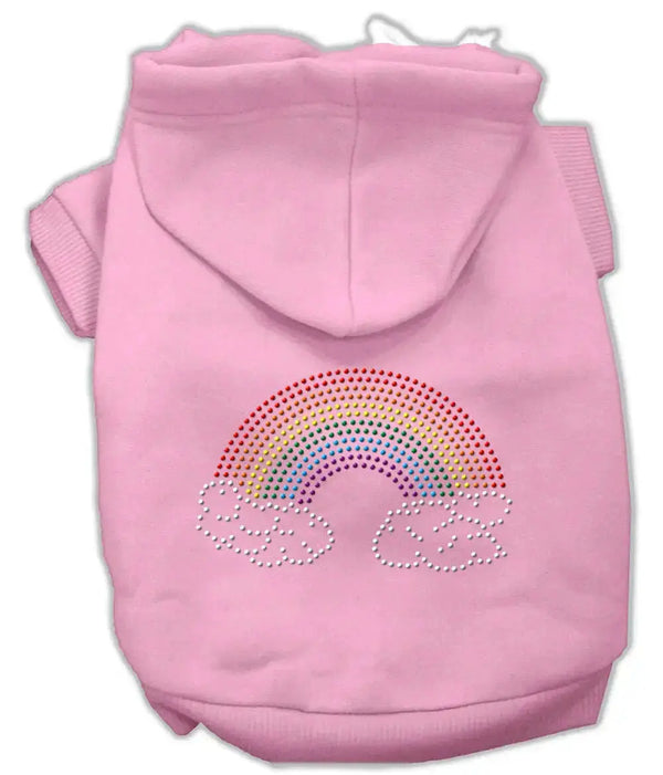 Rhinestone-Rainbow-Hoodies-Pink-L-GreatEagleInc-319582745