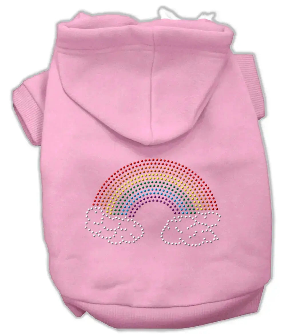 Rhinestone-Rainbow-Hoodies-Pink-Xxl-GreatEagleInc-319580995