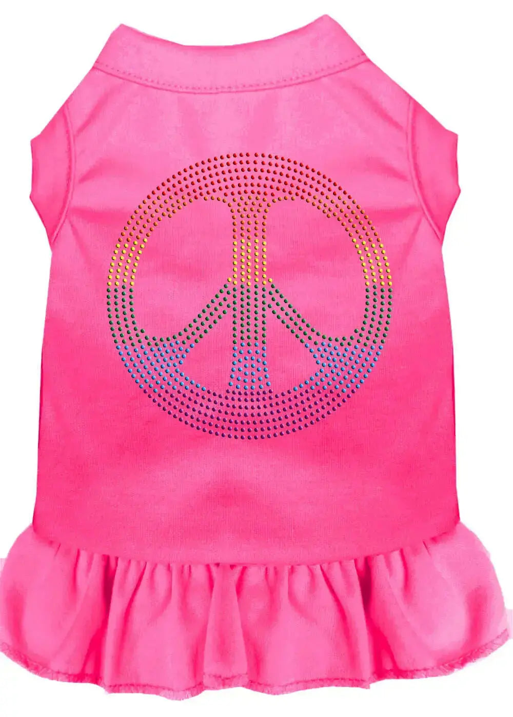 Rhinestone-Rainbow-Peace-Dress-Bright-Pink-Xs-GreatEagleInc-320237799