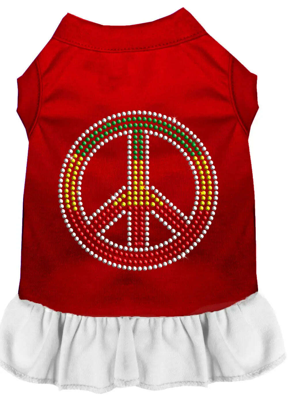 Rhinestone-Rasta-Peace-Dress-Red-With-White-Med-GreatEagleInc-320233642