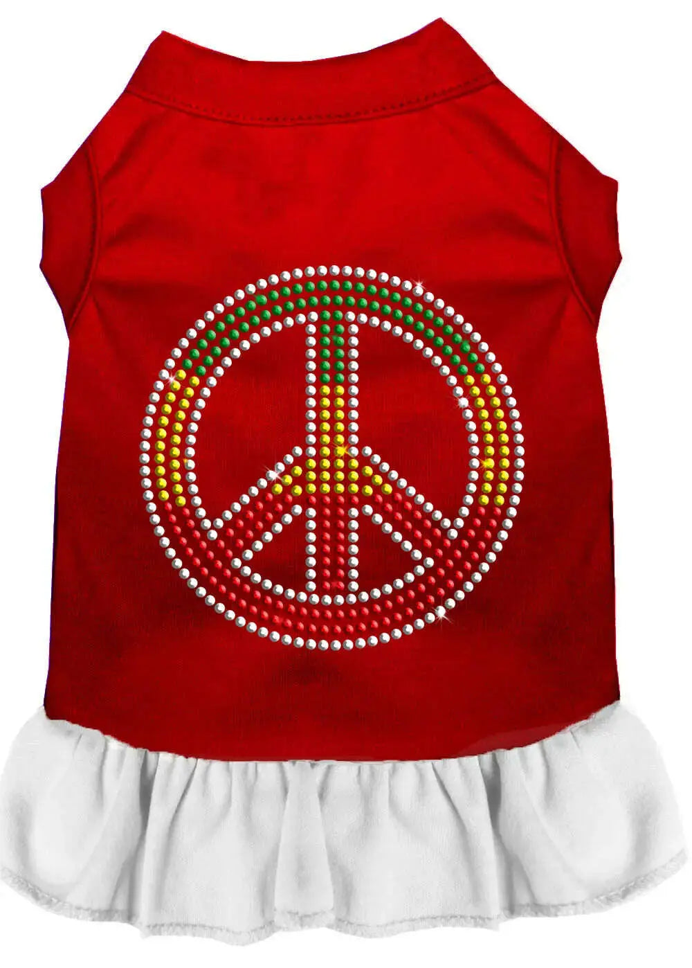 Rhinestone-Rasta-Peace-Dress-Red-With-White-Med-GreatEagleInc-320233642