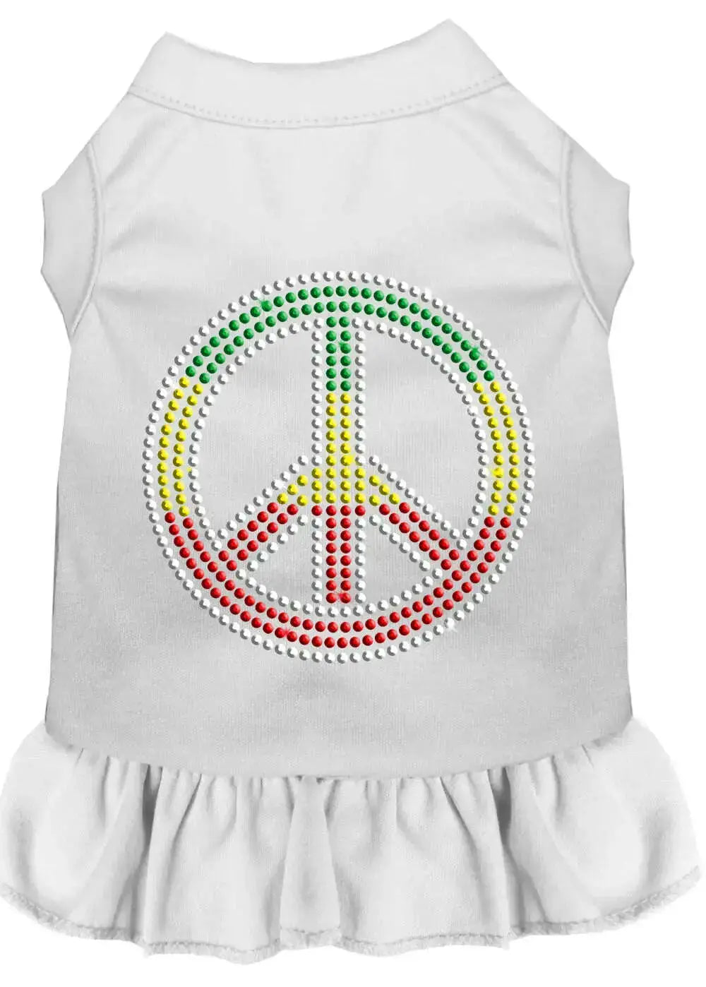 Rhinestone-Rasta-Peace-Dress-White-Lg-GreatEagleInc-320234239