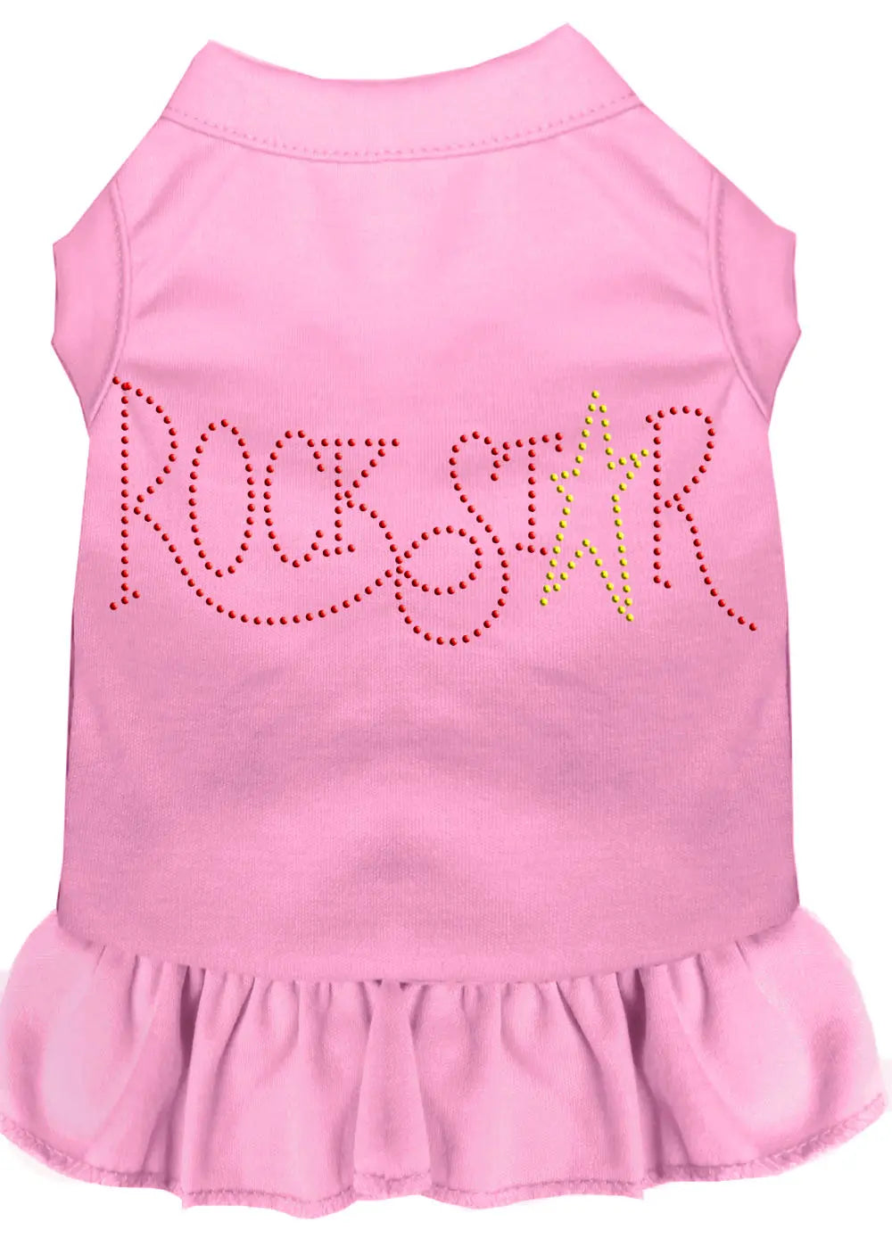 Rhinestone Rockstar Dress Light Pink Med Default Title