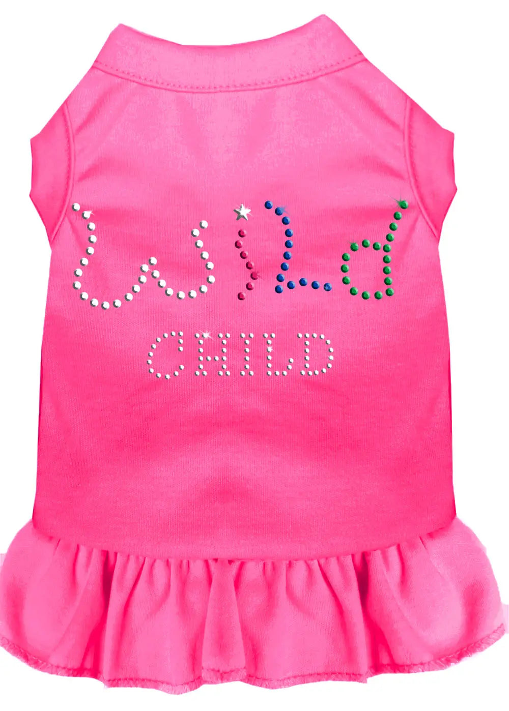 Rhinestone Wild Child Dress Bright Pink Xxxl Default Title
