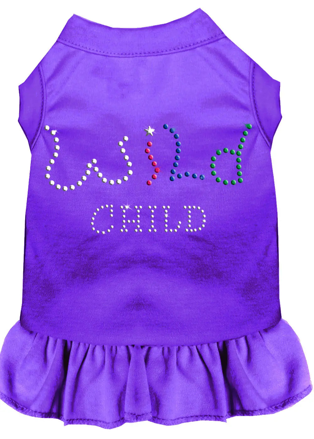 Rhinestone Wild Child Dress Purple Xxxl Default Title