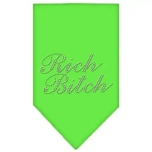 Rich-Bitch-Rhinestone-Bandana-Lime-Green-Large-GreatEagleInc-319112418