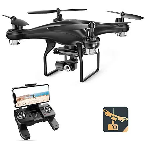 SNAPTAIN SP600N GPS Drones with Camera for Adults w/2-Axis Gimbal and 2K HD Camera, Drone for Beginners with Smart Return to Home, 5G WiFi FPV, Follow Me, Circle Fly, Tap Fly, and Gesture Mode