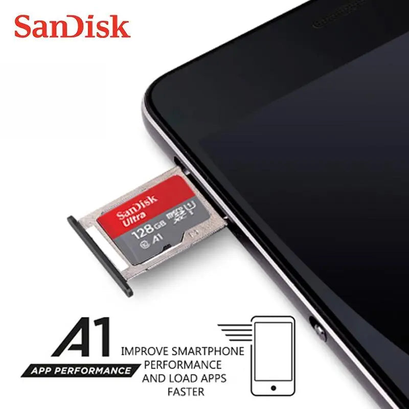 SanDisk Ultra Memory Card 400GB 256GB 200GB 128GB 64GB 98MB/S 32GB 16 GB Micro sd card Class10 UHS-3 A1 flash card SD/TF Microsd GreatEagleInc