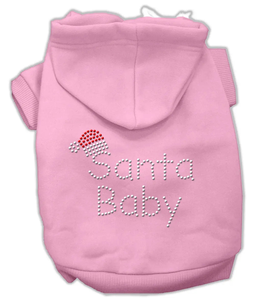 Santa Baby Hoodies Pink Xs Default Title