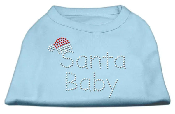 Santa-Baby-Rhinestone-Shirts-Baby-Blue-Xxxl-GreatEagleInc-319863011