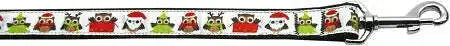 Santa-Owls-Nylon-Dog-Leash-5-8-Inch-Wide-4ft-Long-GreatEagleInc-318486120
