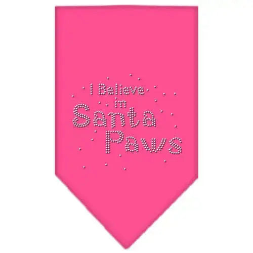 Santa-Paws-Rhinestone-Bandana-Bright-Pink-Small-GreatEagleInc-319001972