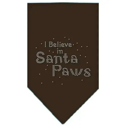 Santa-Paws-Rhinestone-Bandana-Cocoa-Small-GreatEagleInc-319002014