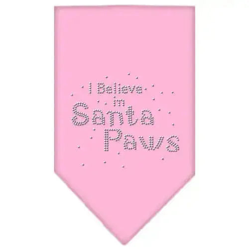 Santa-Paws-Rhinestone-Bandana-Light-Pink-Small-GreatEagleInc-319002349