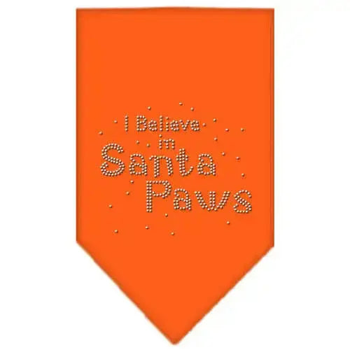 Santa-Paws-Rhinestone-Bandana-Orange-Large-GreatEagleInc-319001492