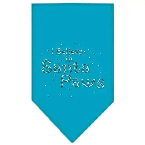 Santa-Paws-Rhinestone-Bandana-Turquoise-Large-GreatEagleInc-319001779