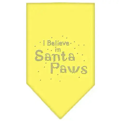 Santa-Paws-Rhinestone-Bandana-Yellow-Small-GreatEagleInc-319320027