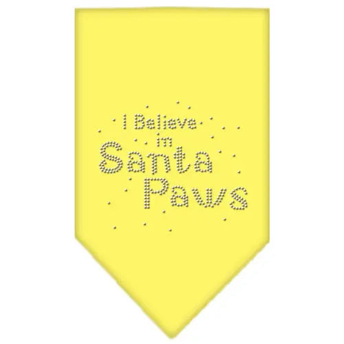 Santa Paws Rhinestone Bandana Yellow Small Default Title