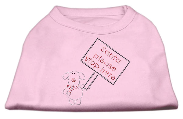 Santa Stop Here Shirts Light Pink Xl Default Title