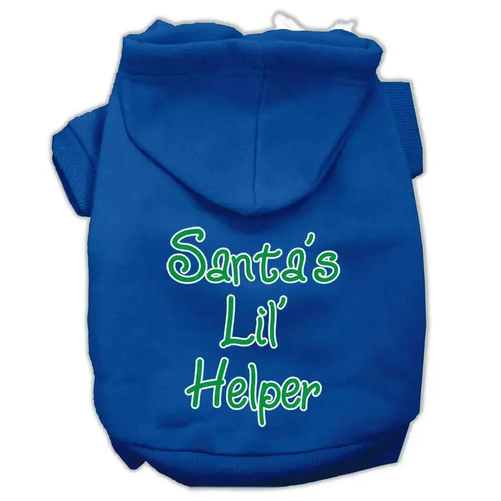 Santa_s-Lil_-Helper-Screen-Print-Pet-Hoodies-Blue-Size-Lg-GreatEagleInc-318709522