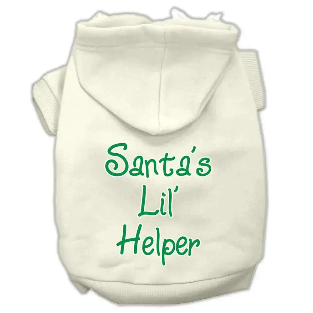 Santa_s-Lil_-Helper-Screen-Print-Pet-Hoodies-Cream-Size-Sm-GreatEagleInc-318628464
