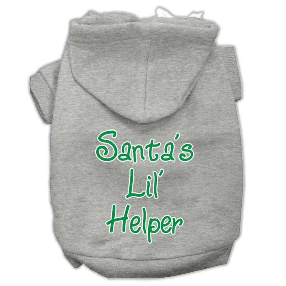 Santa_s-Lil_-Helper-Screen-Print-Pet-Hoodies-Grey-Size-Xxxl-GreatEagleInc-333966519