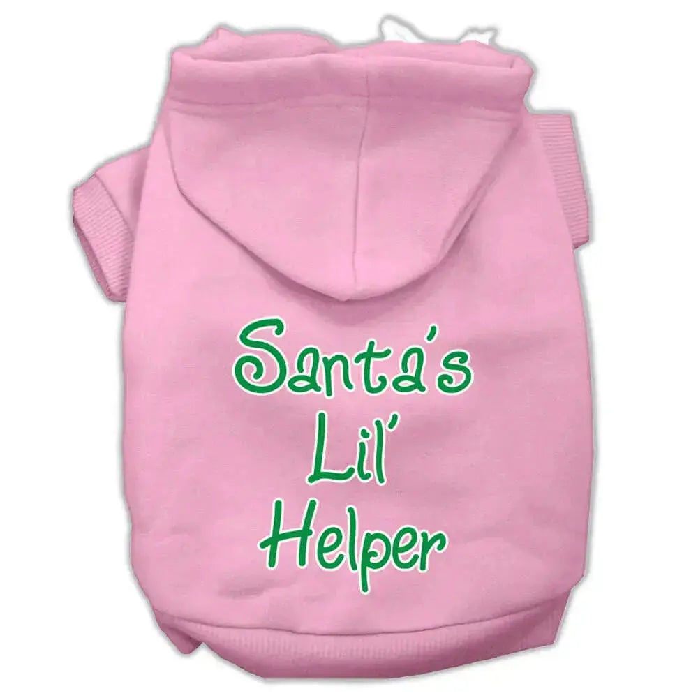 Santa_s-Lil_-Helper-Screen-Print-Pet-Hoodies-Light-Pink-Size-Med-GreatEagleInc-333967822