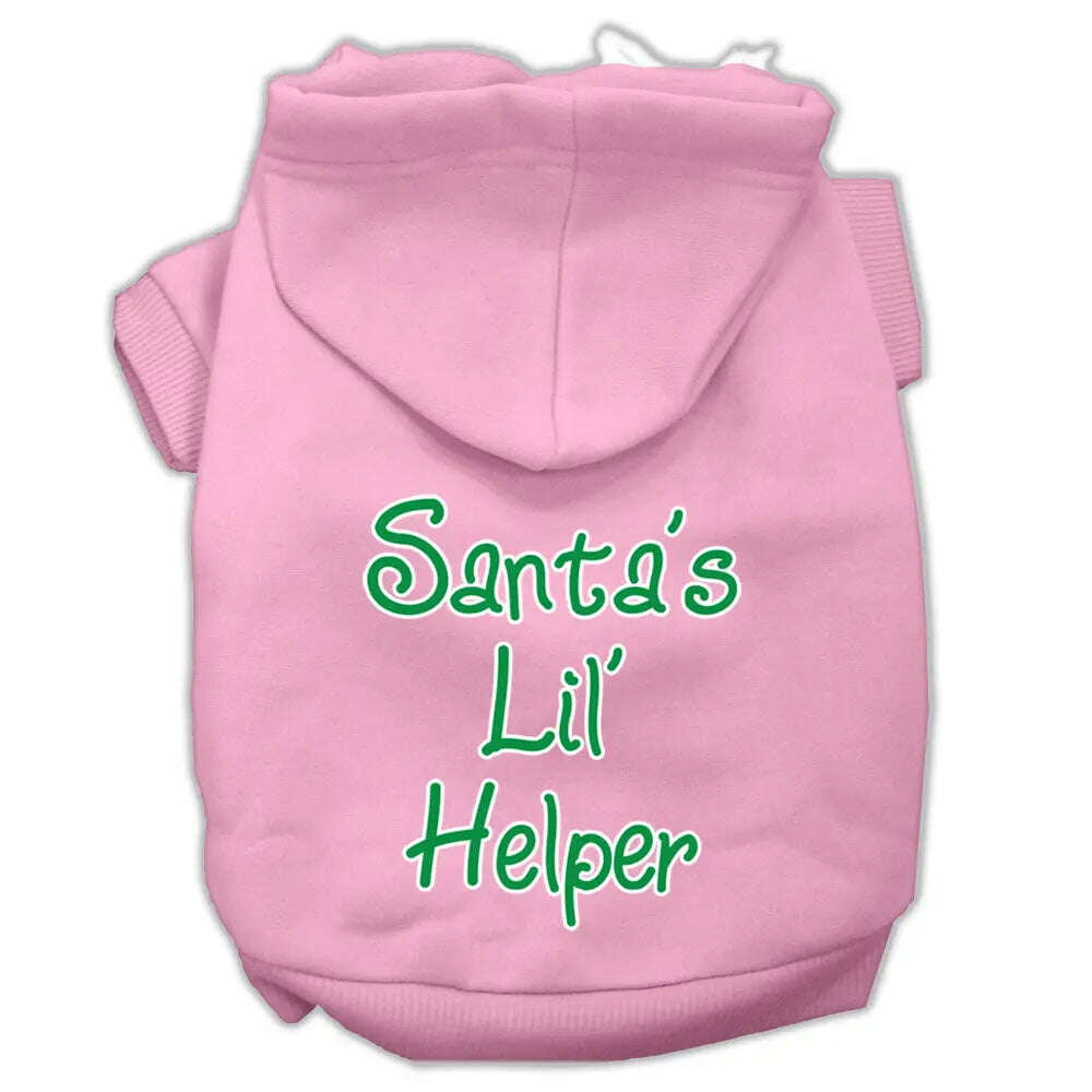 Santa_s-Lil_-Helper-Screen-Print-Pet-Hoodies-Light-Pink-Size-Xxxl-GreatEagleInc-333966460