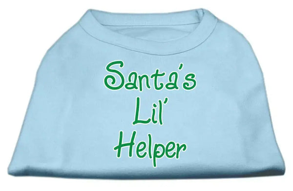 Santa_s-Lil_-Helper-Screen-Print-Shirt-Baby-Blue-Xl-GreatEagleInc-333828795