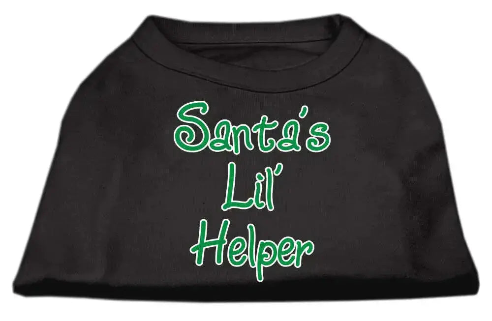 Santa_s-Lil_-Helper-Screen-Print-Shirt-Black-Xs-GreatEagleInc-333704045