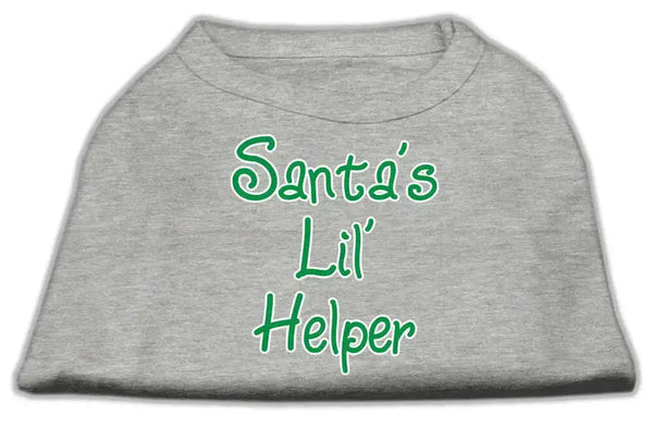 Santa_s-Lil_-Helper-Screen-Print-Shirt-Grey-Xs-GreatEagleInc-333703931