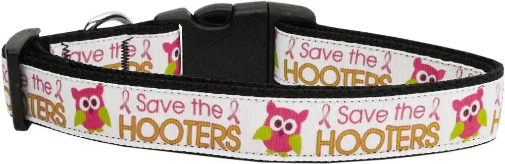 Save-The-Hooters-Nylon-Dog-Collar-Xs-GreatEagleInc-318569674