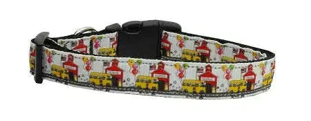 School-Days-Nylon-Dog-Collar-Sm-GreatEagleInc-318478751